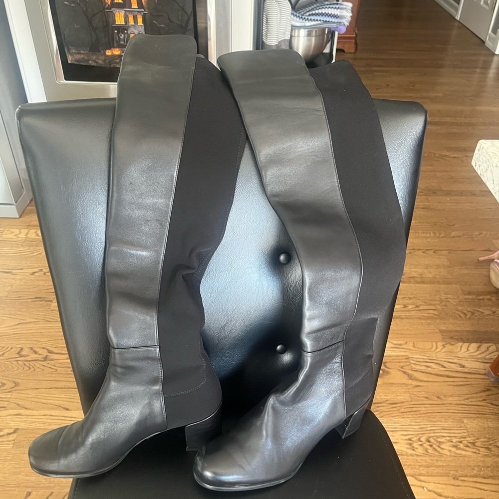 Stuart Weitzman Black Over the Knee Boots